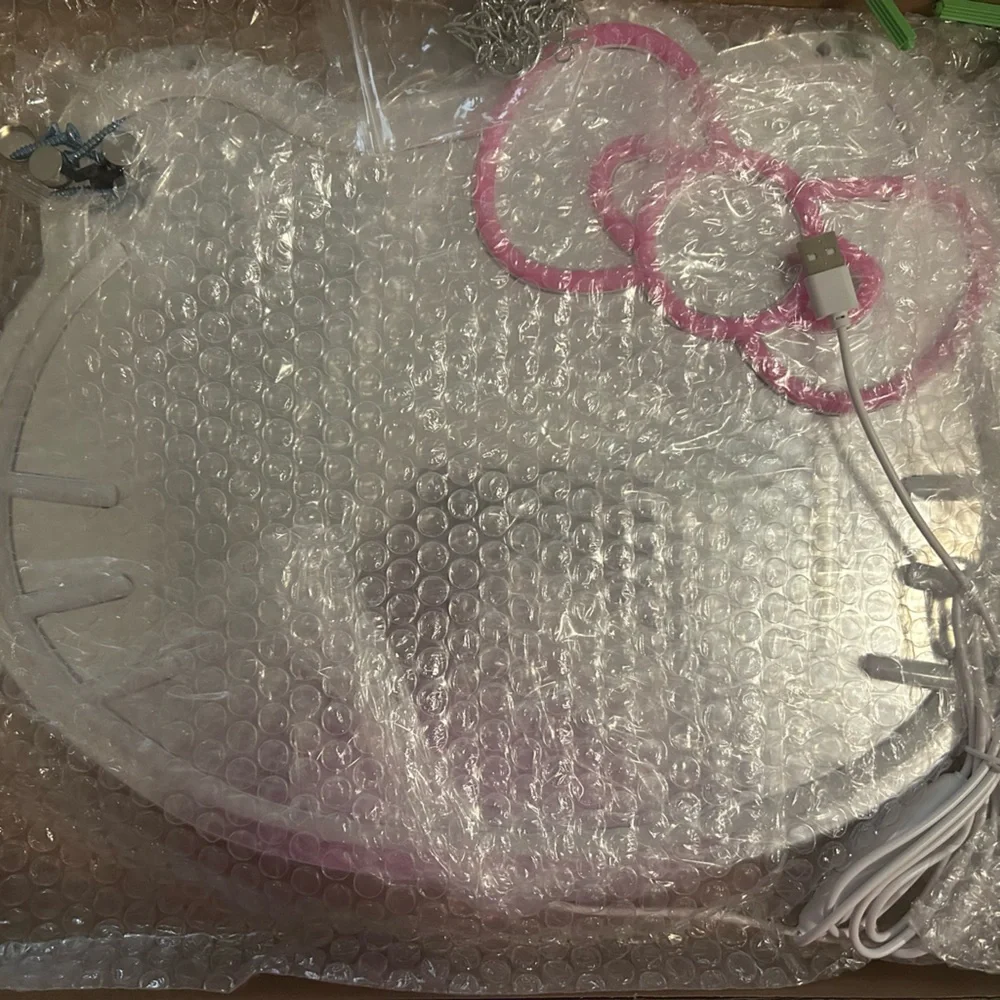 Hello Kitty Pink and White LED Light